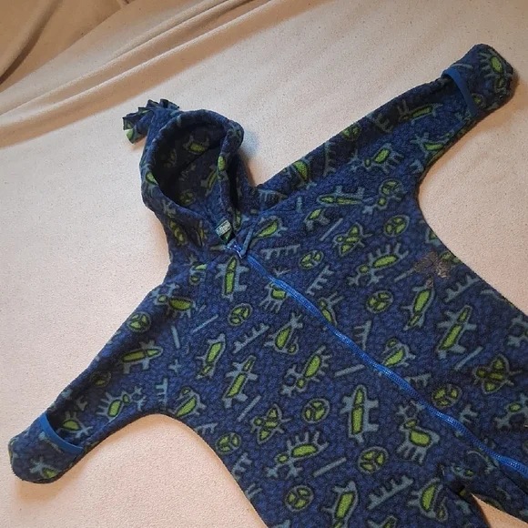 12-18m LLBean Zip Up One Piece Warm - Picture 5 of 12